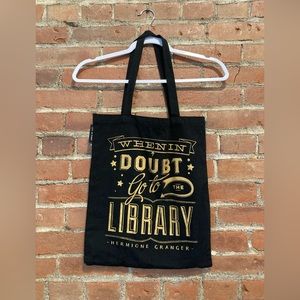 OUT OF PRINT Tote Harry Potter Hermione Granger Library